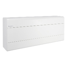 Surface Distribution Board SRn-24/1B, N+PE (1x24) IP40, white door,elektro-plast