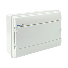 Hermetic distribution board RHp-18/B (white doors),elektro-plast