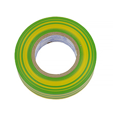 Electrical tape 15 x 10m (0,15) ZZ , yellow and green,elektro-plast