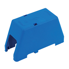 Pokrywa zacisków PZZ, kolor: niebieski,elektro-plast