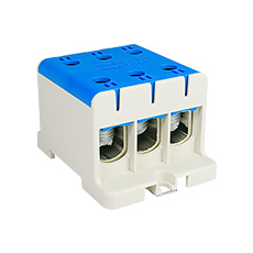 Connector WLZ35/3x95/n, color: blue, TH35,elektro-plast