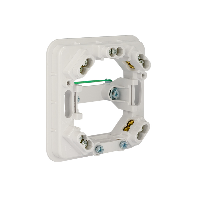 Kitchen Socket GNK 5x2.5, 440V, 16A, IP22, mounting: surface-mounted or flush-mounted, screw terminals, color: white