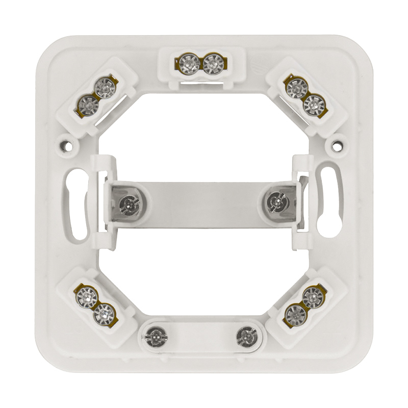 Kitchen Socket GNK 5x2.5, 440V, 16A, IP22, mounting: surface-mounted or flush-mounted, screw terminals, color: white