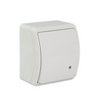 Switches and Sockets - KOALA - colour: white - Single Pole Switch With Illumination VW-1L, screwless terminals, IP44
