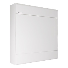 Surface Distribution Board SRn-36/2B, N+PE (2x18), IP40, white door,elektro-plast