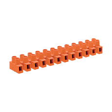  - 12 channels Terminal Block PS, 12x16, color: orange