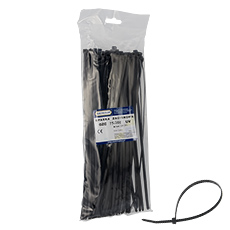  - Cable tie black OZC 75-380 UV