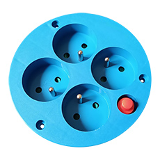  - GDPN - Gniazdo do przedłużacza 4x220V + Termik - NOWE