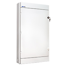 Rozdzielnice Natynkowe RH - Rozdzielnica hermetyczna RH-72/4ZB, listwy zaciskowe, wspornik TH35, IK07, 1000V DC, IP65