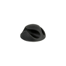  - Cable clip holder UKSO-2, 2xØ7mm, color: black