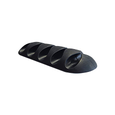  - Cable clip holder UKSO-5, 5xØ6mm, color: black