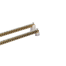 Listwy ze złączem LZS - Strips with connector with screw terminals  LZS 24