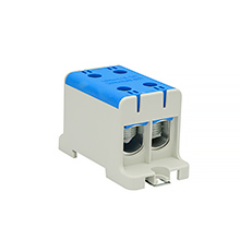  - Connector WLZ35/2x95/n, Al/Cu, to TH35, color: yellow-green, Cu245A Al220A