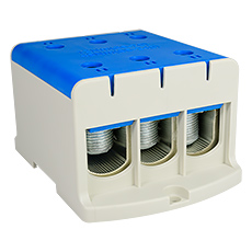  - Złączka przelotowa WLZ35/3x240/n, kolor: niebieski