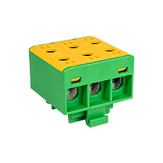  - Connector WLZ35/3x35/z, color: green, TH35