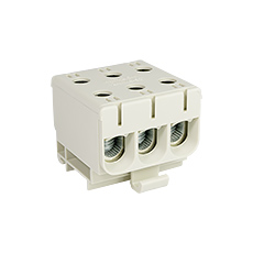  - Connector WLZ35/3x50/s, color: gray, TH35