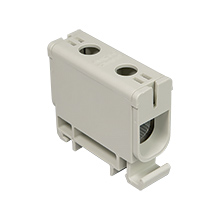  - Zacisk WLZ35P/50/s Al/Cu, na szynę TH35, do podłoża, kolor szary, Cu160A Al145A