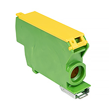  - Distribution block SDB-70/Z, 192A, 240/415V, 6kV, TH35, color: green-yellow
