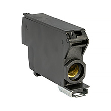  - Distribution block SDB-70/CZA, 192A, 240/415V, 6kV, TH35, 5(4+1), color: black