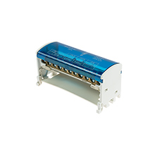  - Blok Rozdzielczy BRZ-2X11, na szybę TH35 lub do pow. płaskich, uchylna klapka, 125A