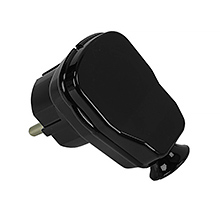  - Angle plug AWA-5 black
