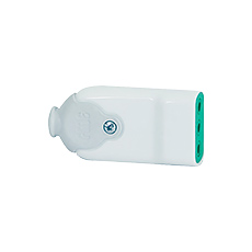 Wtyczki, Gniazda, Przewody przyłączeniowe - Gniazdo Płaskie FGB - 2P, 10A, 250V, rozbieralne, białe