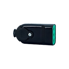 Wtyczki, Gniazda, Przewody przyłączeniowe - Gniazdo Płaskie FGC - 2P, 10A, 250V, rozbieralne, czarne