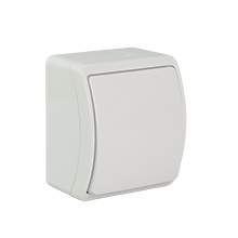  - Universal/Two-Way Switch VW-7, without printed pictogram, screwless terminals, IP44