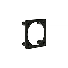  - Wspornik montażowy do gniazd tablicowych 230V, kolor: czarny