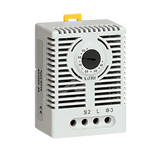  - Mechanical hygrostat MEHI49, to TH35 rail, 3-pole terminal, 35 to 95% RH, 4 % RH (?3 % tolerance), 20V AC/DC, 250V AC