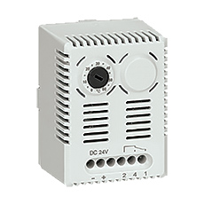 Electronic thermostat TE51 to TH35 rail, PTC, 5-pole terminal, 24 V DC (20 - 28 V DC), 16A,elektro-plast