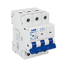  - Wyłącznik nadprądowy OCB/B63/3P, 6kA, B, 3-biegunowy, 63A