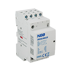 Styczniki Modułowe SM - Stycznik modułowy SM25A/4NO/2P, 25A, styki 4xNO (normalnie otwarte), cewka 230V, 2-modułowy