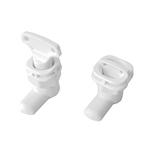  - Triangular Plastic Cam Lock DARP-ZPL + Key, Quiteline, color: white