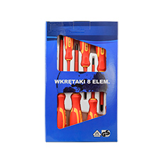 Narzędzia - Zestaw wkrętaków dla elektryka 1000V 8 elem.