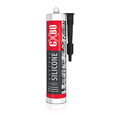 Preparaty CX80 - Silikon NATURALNY, 310ml, kolor: bezbarwny