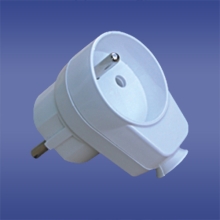  - Angle portable plug with socket AWA-WG