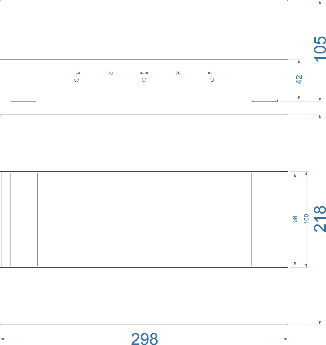 Surface Distribution Board SRn-12 Max (N+PE), IP40 Surface Distribution Board SRn-12 Max (N+PE), IP40,elektro-plast