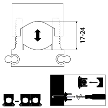 Mounting wire grip - 