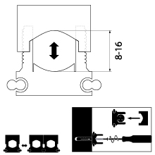 Mounting wire grip - 