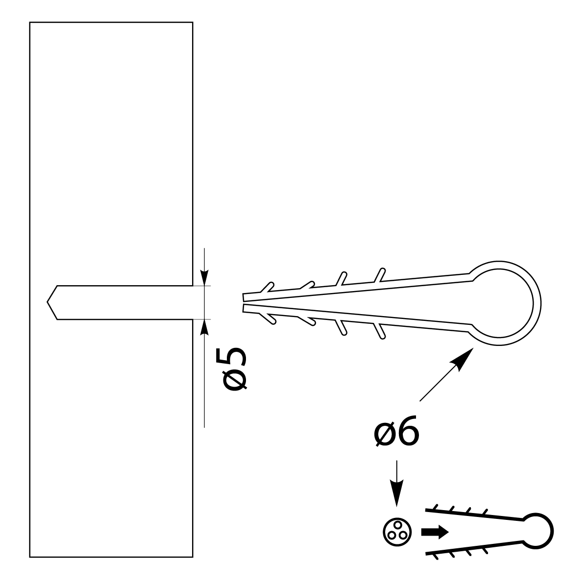 Fast fixing wire grip , band USMO - 6 Fast fixing wire grip , band USMO - 6 ,elektro-plast