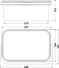 Wire holder - flat USMP-3 BOX
