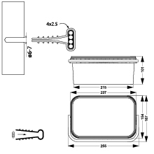 Fast fixing wire grip USMP-4 BOX