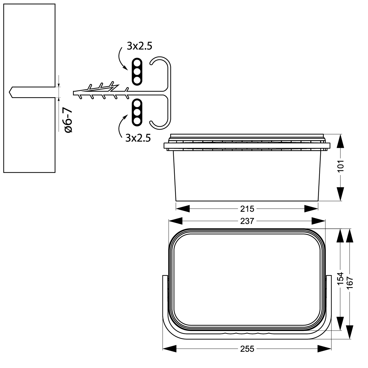 Fast fixing wire grip USMP-3 BIS BOX Fast fixing wire grip USMP-3 BIS BOX,elektro-plast
