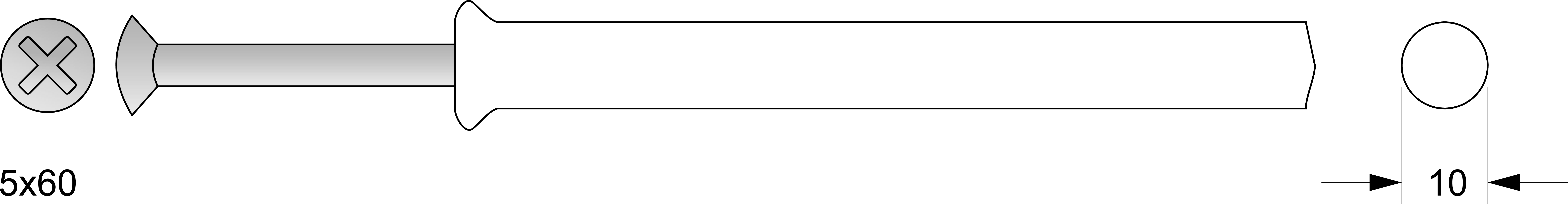 Wall plugs with cross screw Wall plugs with cross screw ,elektro-plast