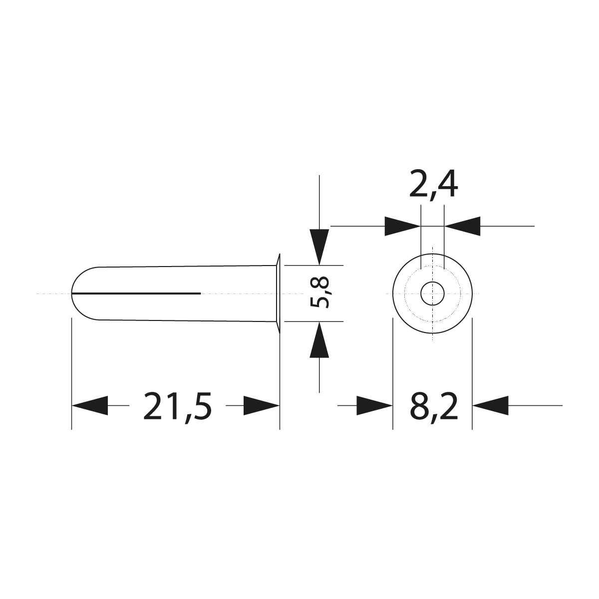 Spacer bolt for Spacer bolt for ,elektro-plast