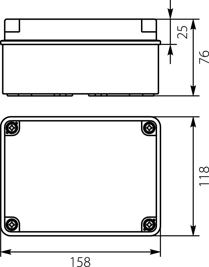 Hermetic Box PH-2A.4, with membrane glands, IP65 Hermetic Box PH-2A.4, with membrane glands, IP65,elektro-plast
