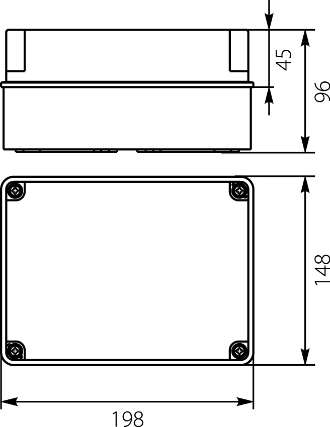Hermetic Box PH-3B.4, with membrane glands, IP65 Hermetic Box PH-3B.4, with membrane glands, IP65,elektro-plast