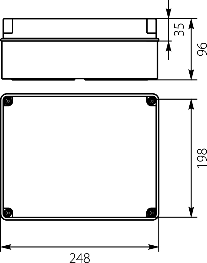 Hermetic Box PH-4A.4P, with membrane glands, PMT-4 plate, IP65 Hermetic Box PH-4A.4P, with membrane glands, PMT-4 plate, IP65,elektro-plast
