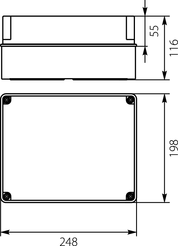 Hermetic Box PH-4B.4P, with membrane glands, PMT-4 plate, IP65 Hermetic Box PH-4B.4P, with membrane glands, PMT-4 plate, IP65,elektro-plast